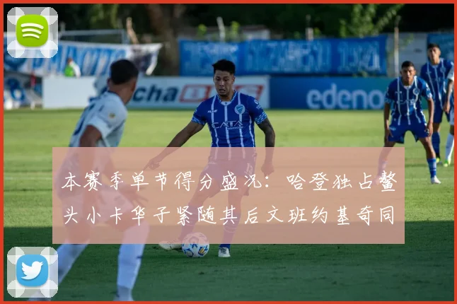 本赛季单节得分盛况：哈登独占鳌头小卡华子紧随其后文班约基奇同创佳绩